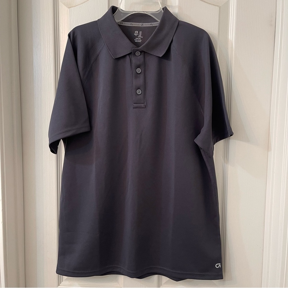 Gap Fit Polo Shirt - Gray.  Mens:  Medium.